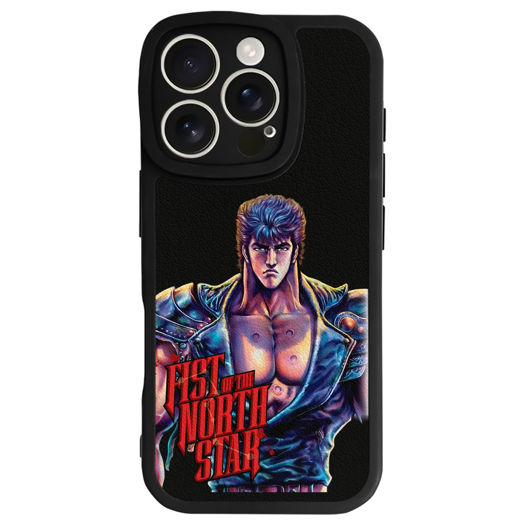 （画像用） 北斗の拳 Fist of the North Star 【iPhone 16シリーズ対応】シリコンスマホケース（レザー調） 材質：シリコン
